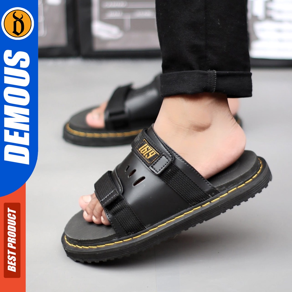 DEMOUS Liukang - Sandal Slide Pria Sendal Casual Slop Terbaru 2023