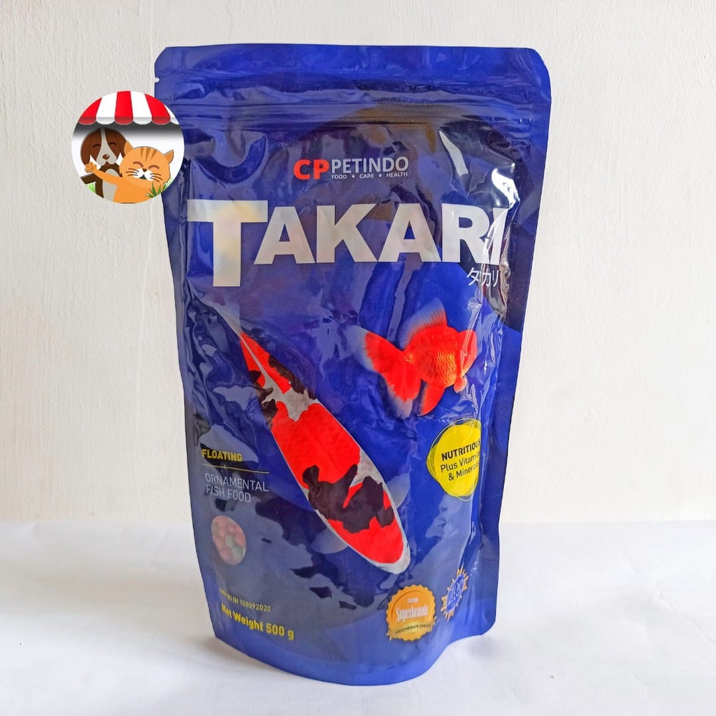 Takari Pakan Pelet Makanan Ikan 500gr - Makanan Ikan Koki Koi Ryukin