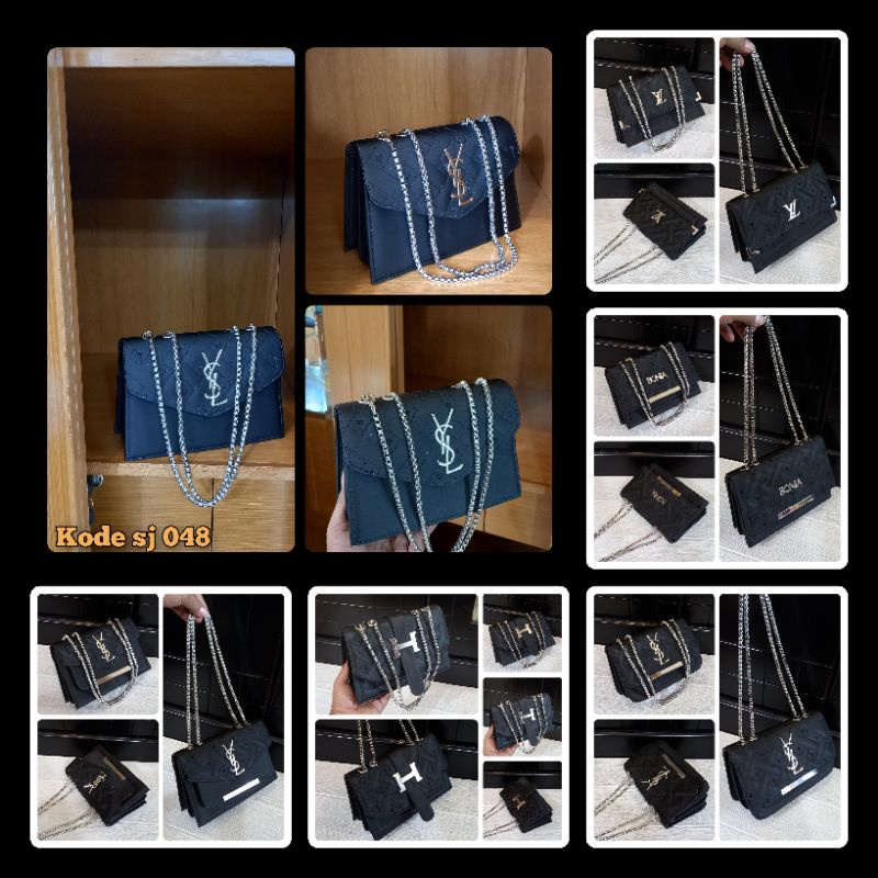 Tas Kotak Hitam Paket 3 pc 125rb