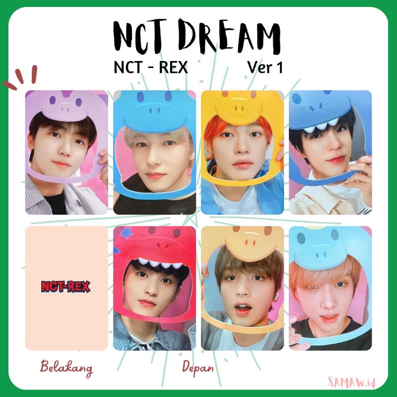 PHOTOCARD NCT DREAM × NCT REX PINKFONG