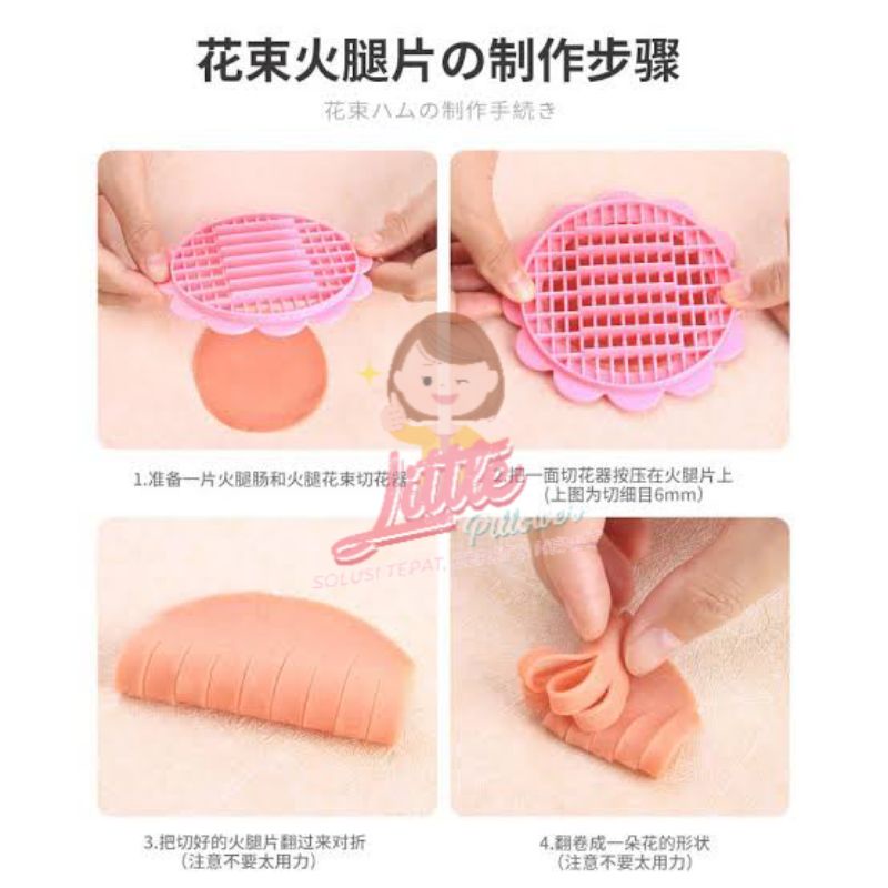HAM EGG CUTTER - BENTO TOOLS - PEMOTONG TELUR dan HAM BEKAL BENTO ANAK