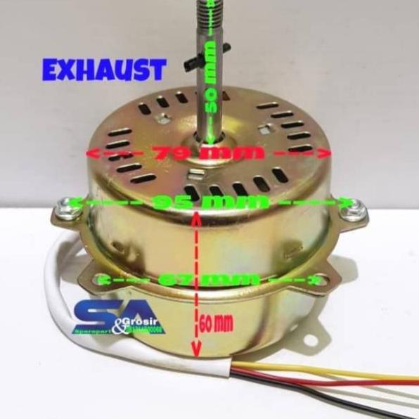 ✿ Dinamo Kipas EXHAUST Fan MULTI - Motor Kipas Angin Exhaust ➤