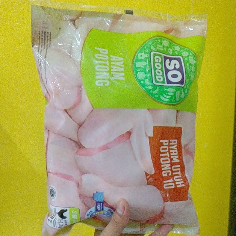 

So Good Ayam utuh Potong 1kg