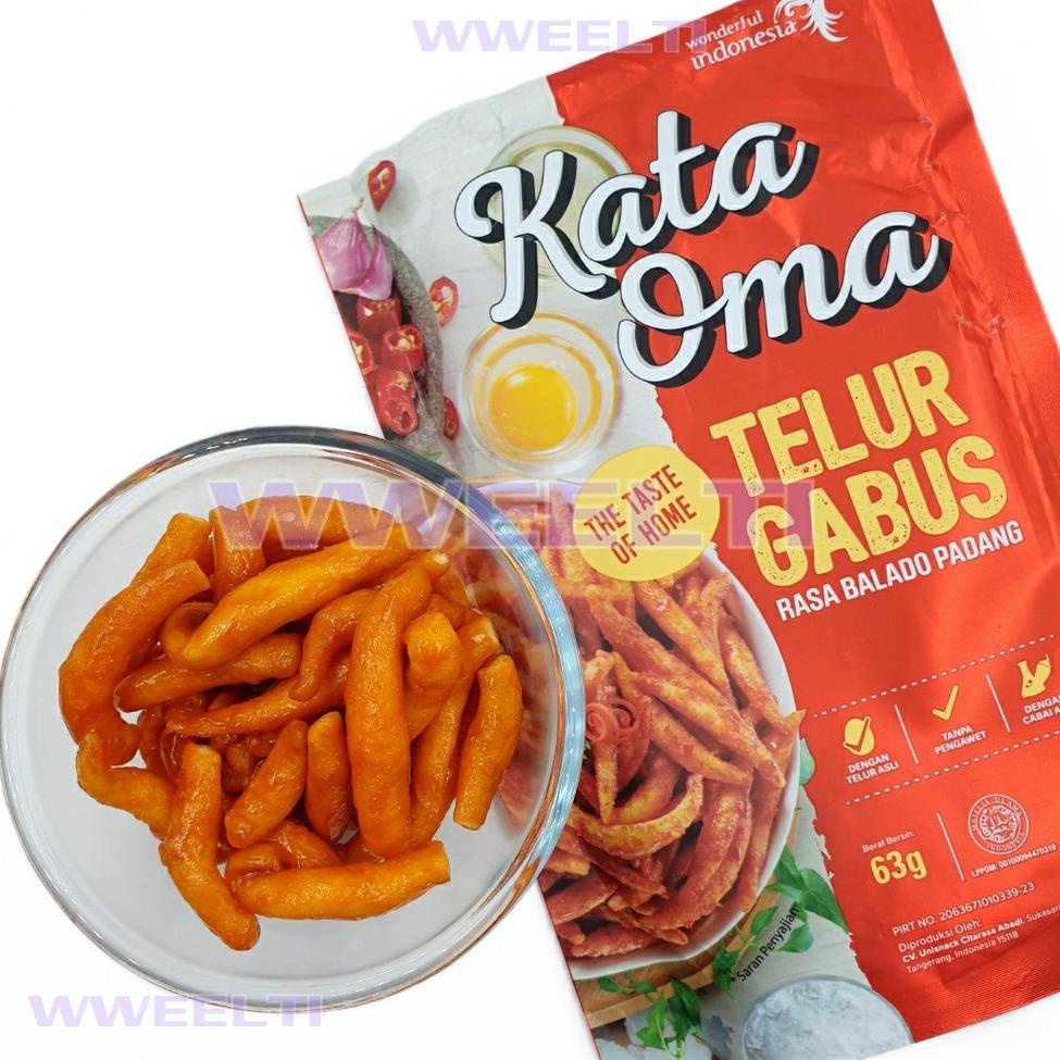 

T36 Kata Oma Telur Gabus Kue Kering Bidaran BEST SELLER ㆁ