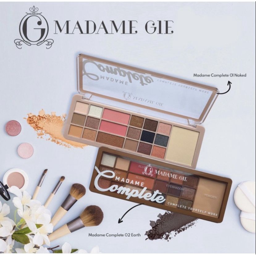 MADAME GIE MADAME COMPLETE MAKE UP KIT PALLETE - MAKE UP FACE PALLETE