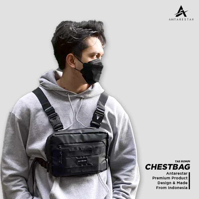 Terlaris Tas Rompi Motor Protector Chest Bag Pelindung Dada Premium Armor