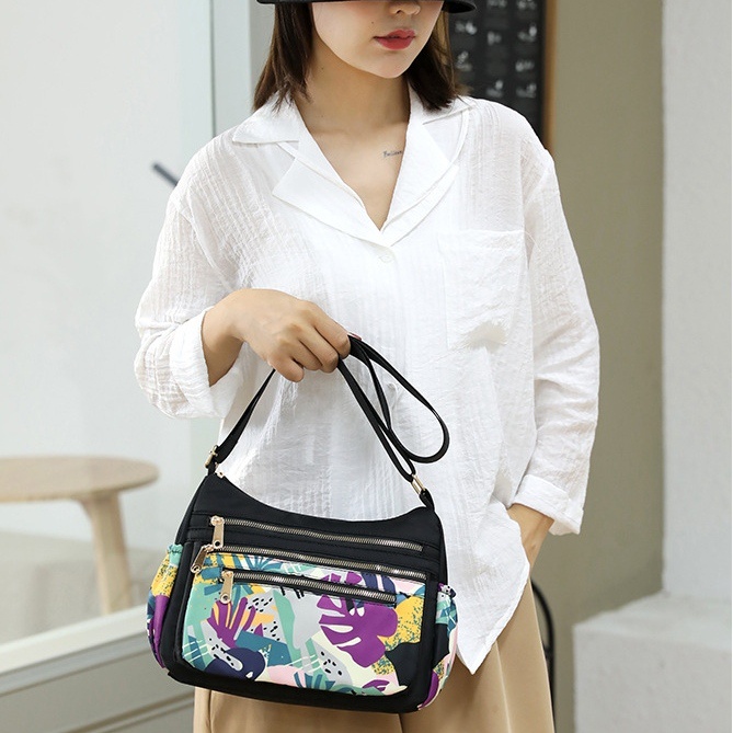 TAS SELEMPANG WANITA SLING BAG KOREA CEWEK KEKINIAN IMPORT ANTI AIR MOTIF BUNGA SERVARA TA737B5 MURAH PREMIUM SIMPLE LUCU SHOULDER BAHU FASHION BRANDED BATAM