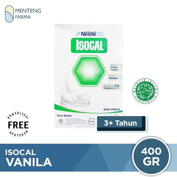 

[ COD ] Isocal 400 Gram - Susu Tinggi Calcium Protein Zinc Vitamin