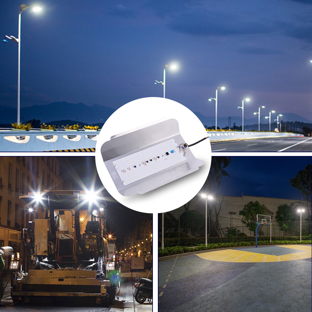 Alat Pencahayaan Lingkungan Tahan Lama Tahan Air Lampu Sorot LED Ultra Terang Daya Rendah Hemat Energi Lampu Pengerjaan 100W Putih Iodine Tungsten Light Untuk Taman Persegi Playground