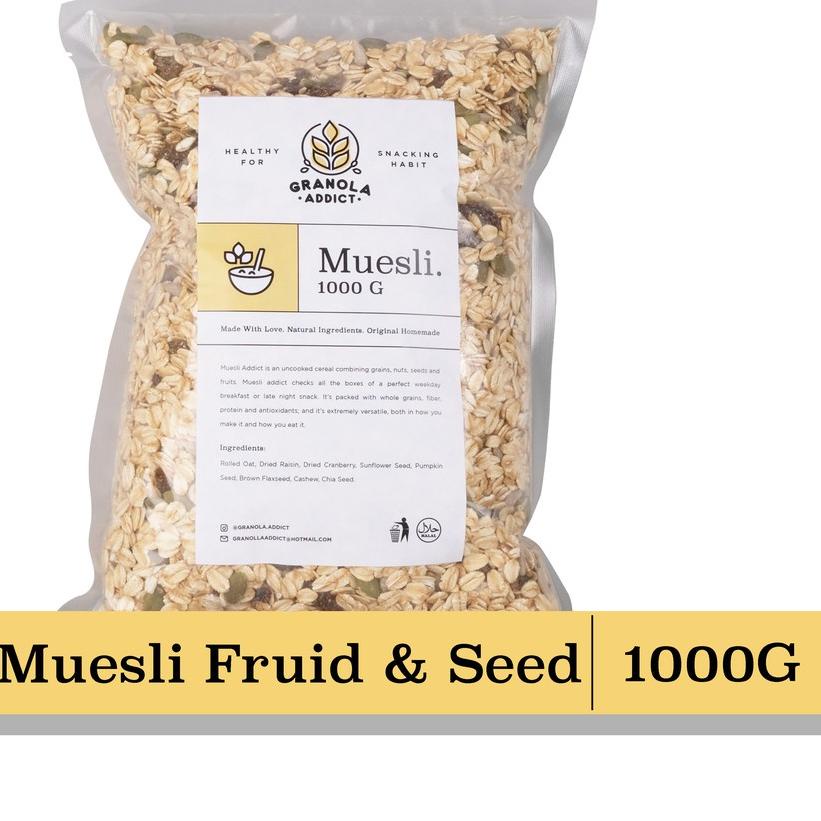 

֍ Granola Addict - Muesli Fruit & Seed 1KG ★