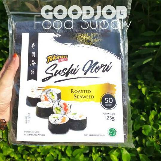 

☺ TOKINORI SUSHI HALAL 50's | Yakinori 50 Lembar | Rumput Laut untuk Sushi | Yaki Sushi Nori ✯