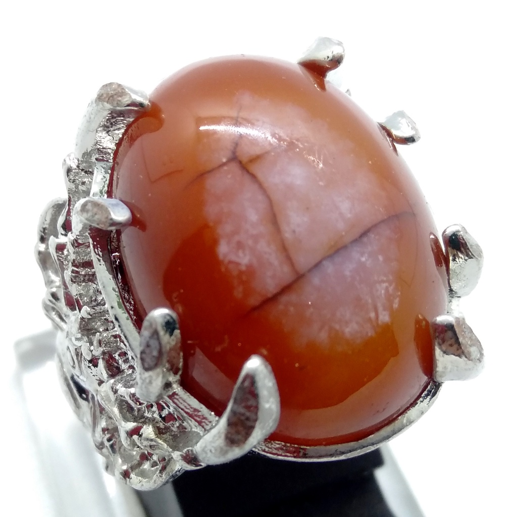 Cincin Batu Akik Tiger Salamander Kode 1958