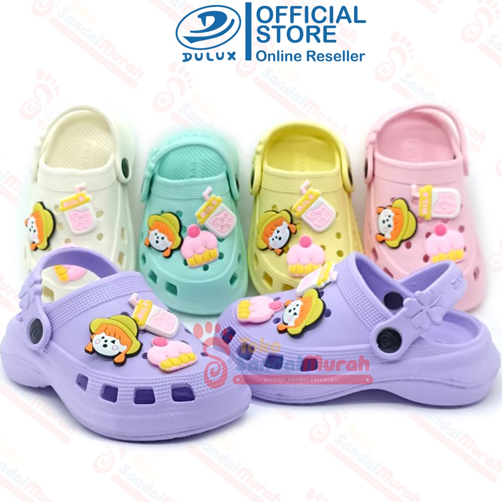 Toko Sandal Murah - Sendal Jelly Baim Anak Perempuan Uk 20-25 / Sendal Anak Kekinian Model Baim / Sendal Crocs Anak / Sendal Anak Tali Belakang / Sendal Anak Slip On / [ Toko Sandal Murah M 805  ]