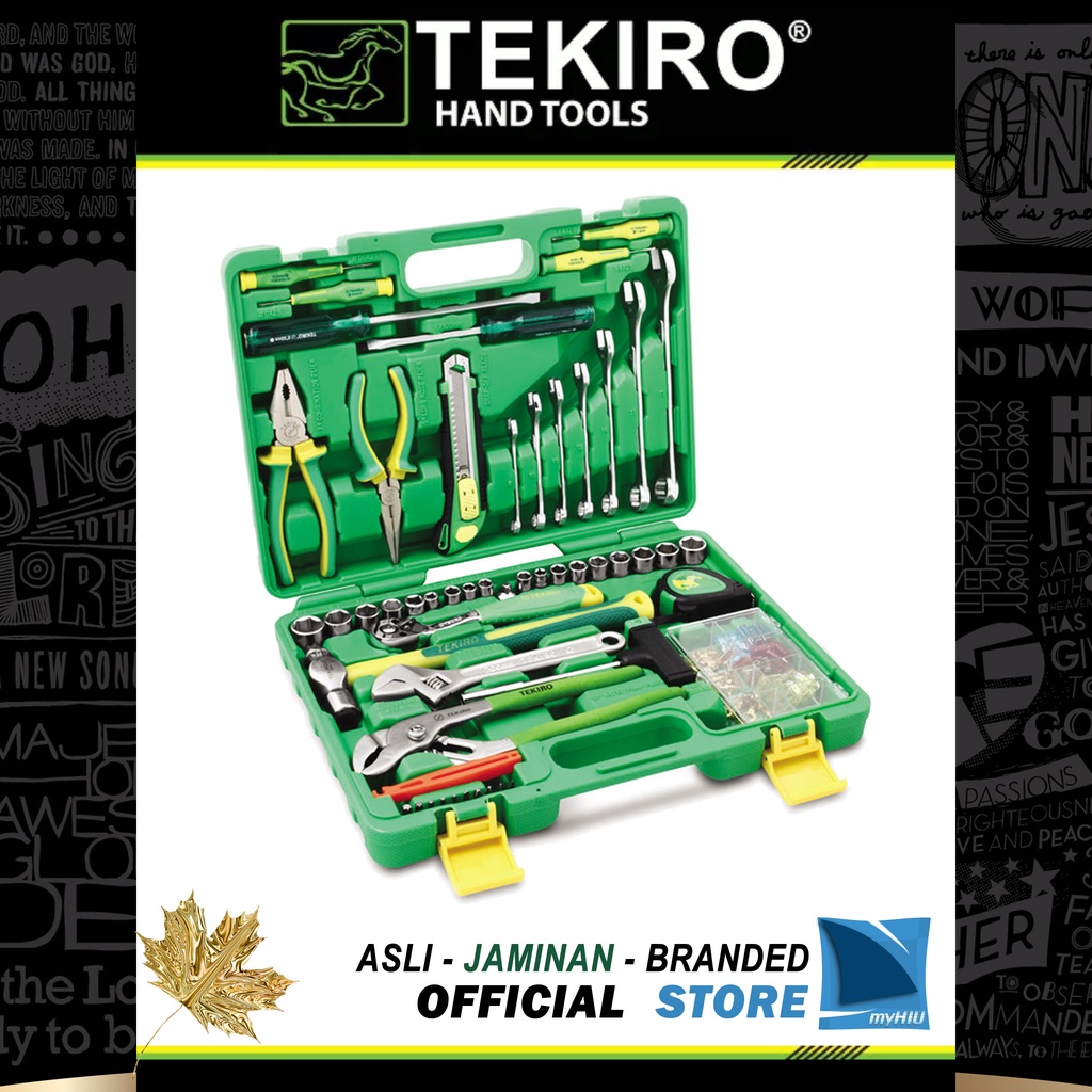 Kunci Set Isi 60 pcs Perkakas Mekanik + Montir / Mechanic Tools Set TEKIRO