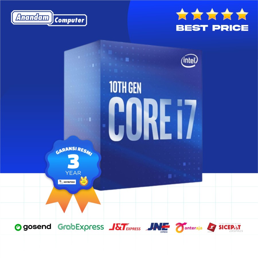 Intel Core i7-10700 - 8 Cores 16 Thread up to 4.8 GHz LGA1200