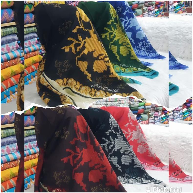 Hijab Segiempat Lagossi Hijab Bugis Makassar/Segi Empat Motif/Segi Empat Instan