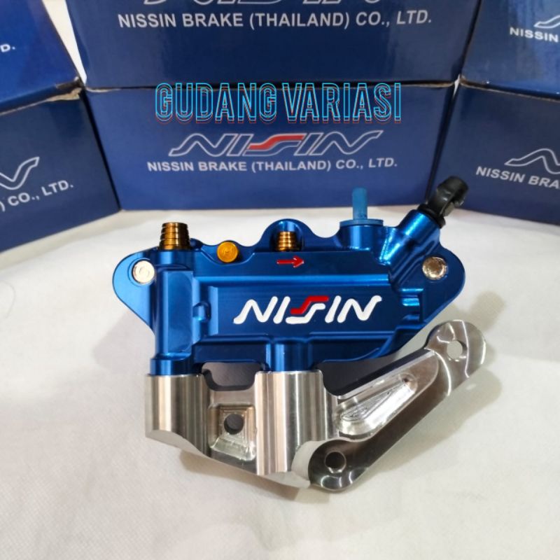 KALIPER MONOBLOK 4 PISTON PLUS BREKET NINJA R NINJA RR NINJA 150 SATRIA FU