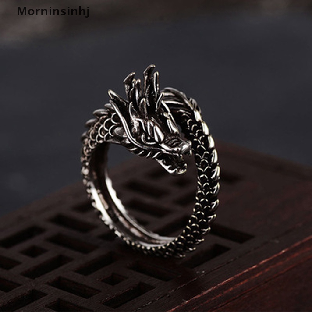 Mornin Halloween Horror Cincin Naga Cakar Cincin Gothic Gelap Punk Assertive Cincin Hadiah id