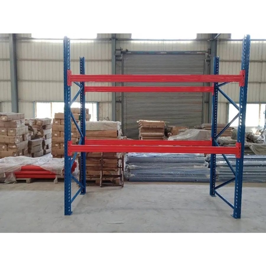 Rak Gudang Pallet Heavy Duty Kapasitas 2 Ton/Level | Rak Gudang | Racking / Rak Besi Baja | Rak Impo
