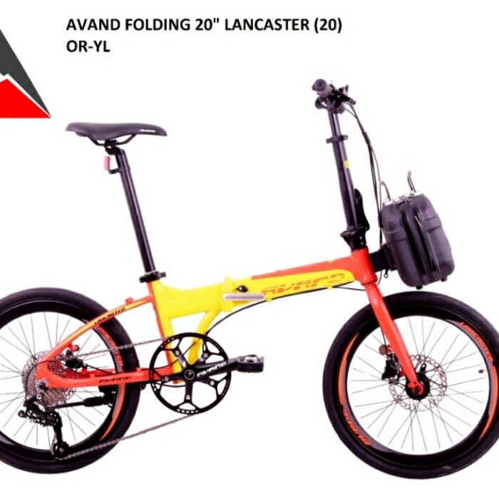 Sepeda Lipat 20" Avand Lancaster 10 Speed Hidrolik #Original