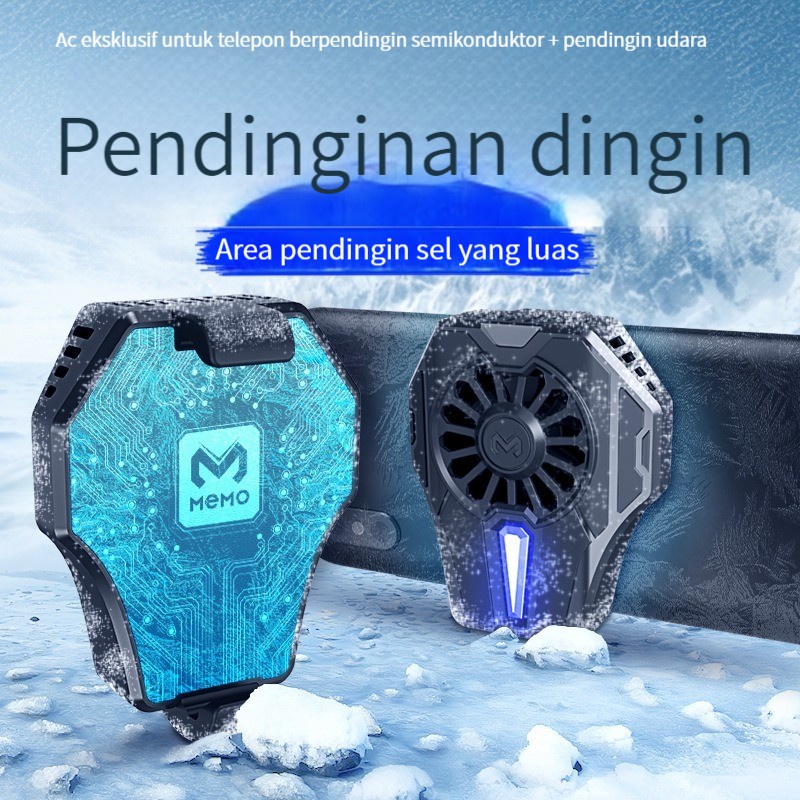 Memo DL01 Fancooler Pendingin Hp Radiator Coolingfan Gaming Cooler For Mobile Phone