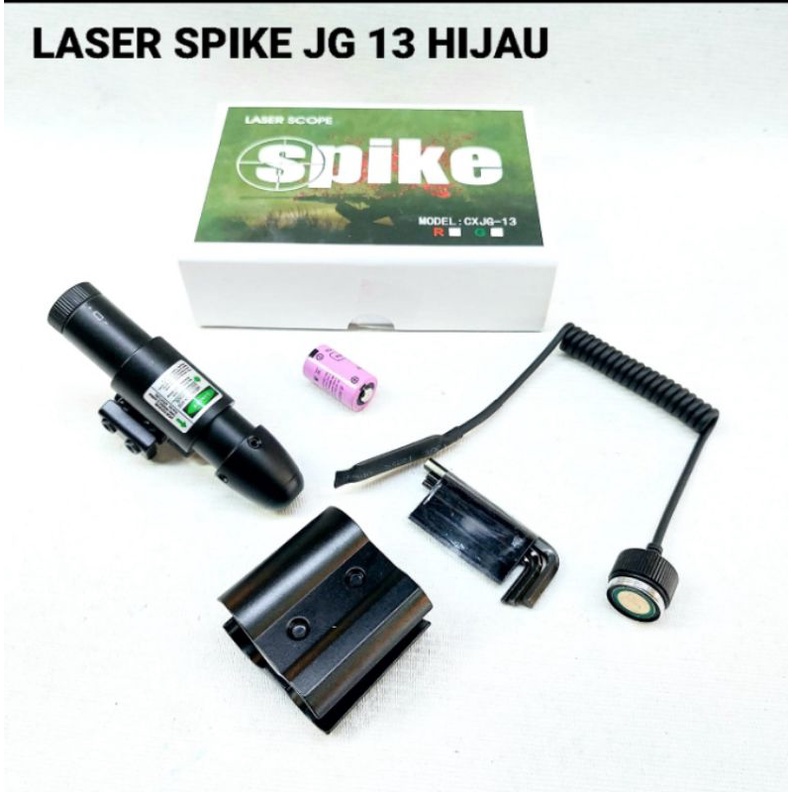 laser scope  spike JG 13 hijau