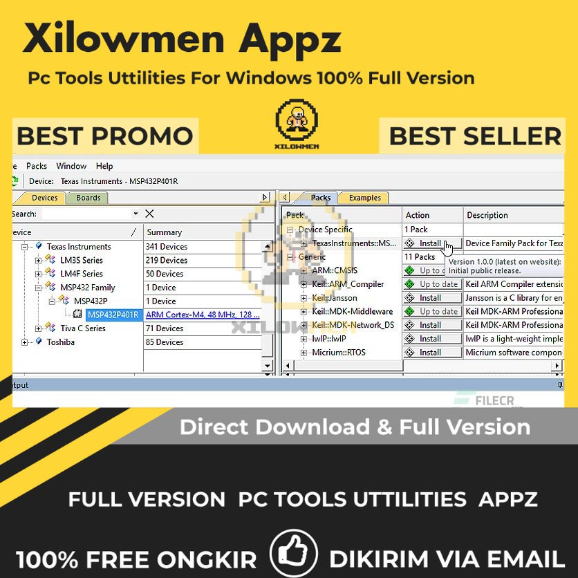 [Full Version] Keil MDK Pro PC Tools Software Utilities Lifetime Win OS