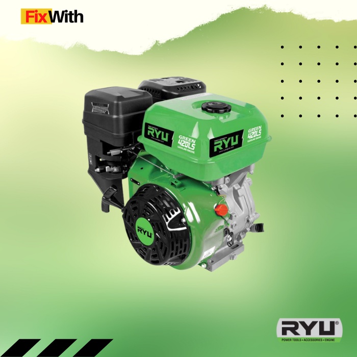 Ryu Mesin Penggerak Bensin 420LS 420 LS Gasoline Engine 16 HP