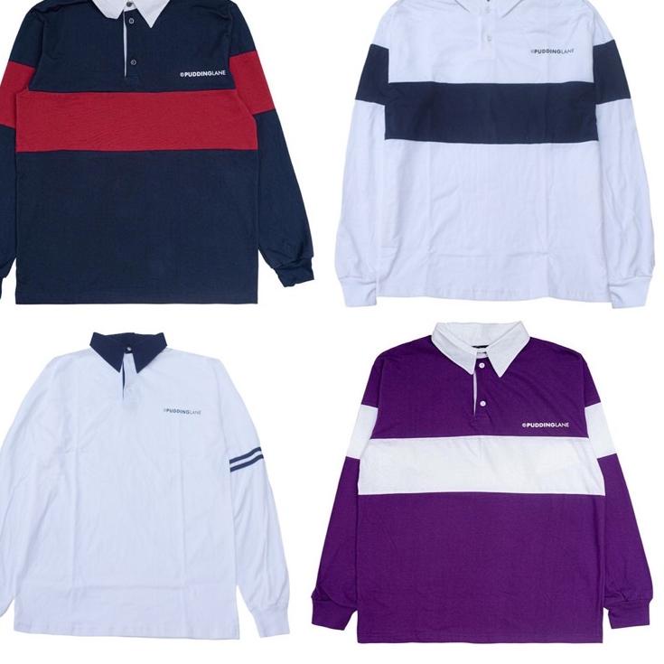 ☊ Puddinglane Rugby Shirt Oversize Kinan ✦