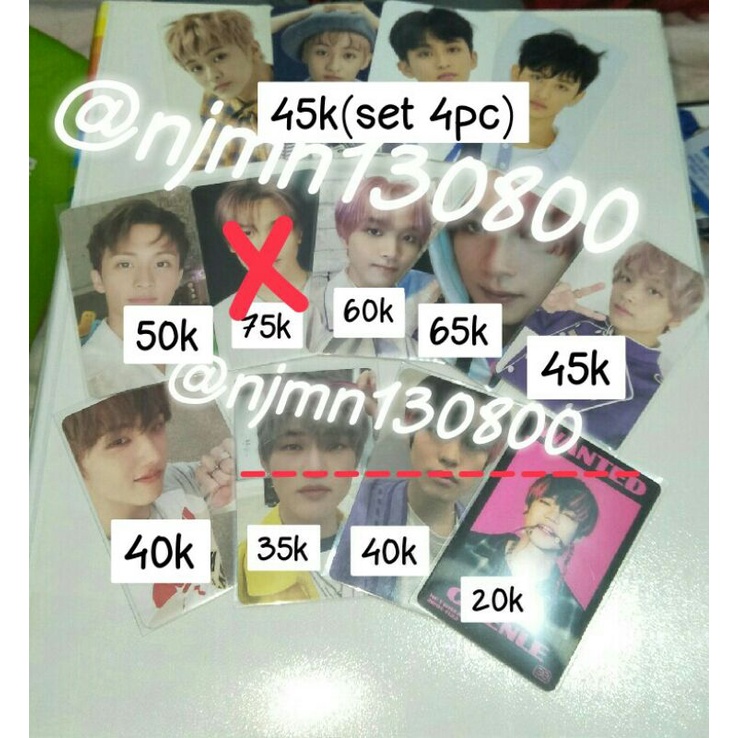 PC FORTUNE CARD TDS2 MARK HAECHAN JISUNG CHENLE SELCA KONSEP