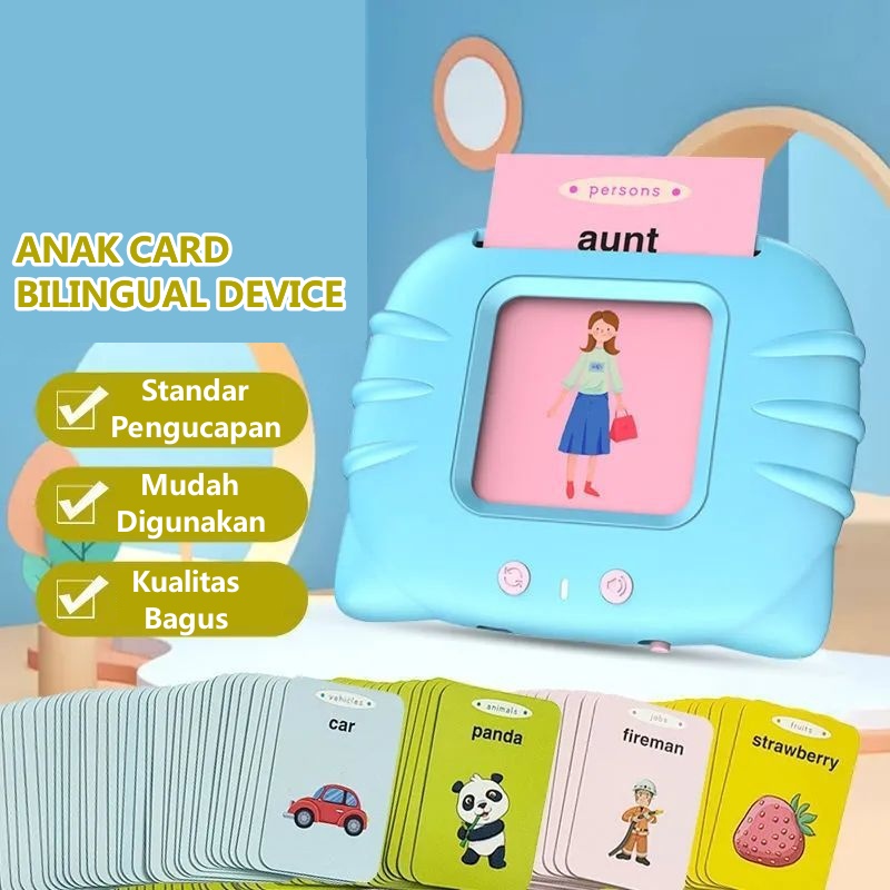 COD Mesin Pendidikan Awal Bayi / Edukasi Early Education Bilingual Device / Anak Mainan Flash Card