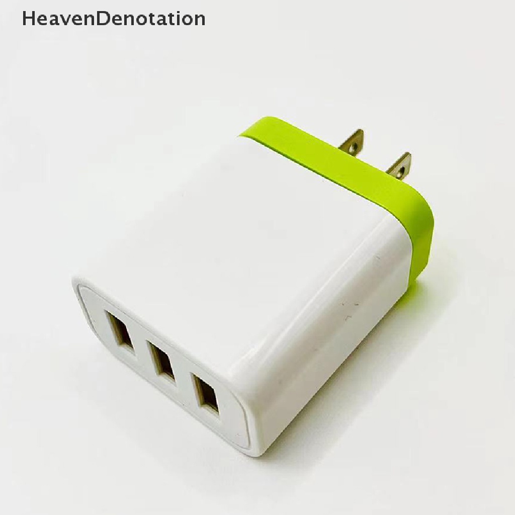 [HeavenDenotation] 1pcnew 3muka USB charger Ponsel Warna Sambungan Gaya universal HDV