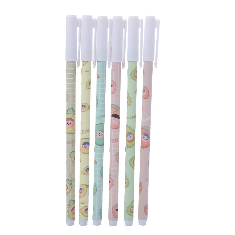 6pcs Pena Pulpen Pen Motif Alpukat OSM-ST0322