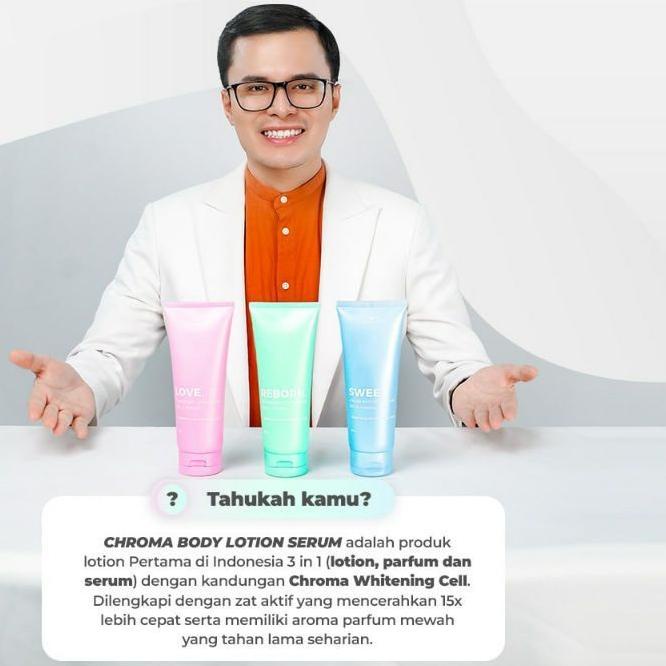 ☊ Body Lotion Bening's Skincare By  Pratama Benings Chroma Body Lotion Serum UV Protection Kromosom 