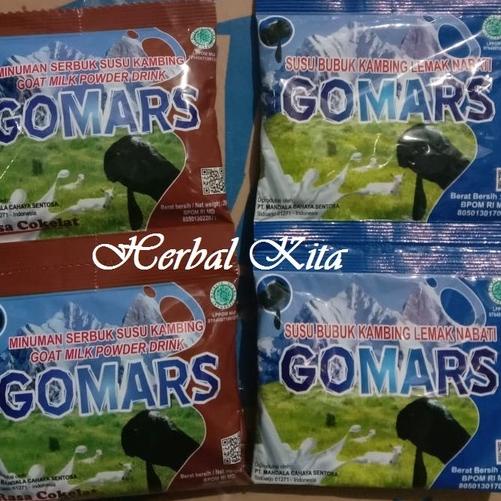 

[KODE 77] 1 pack susu sashet GOMARS COKLAT dan GOMARS PUTIH 200gram