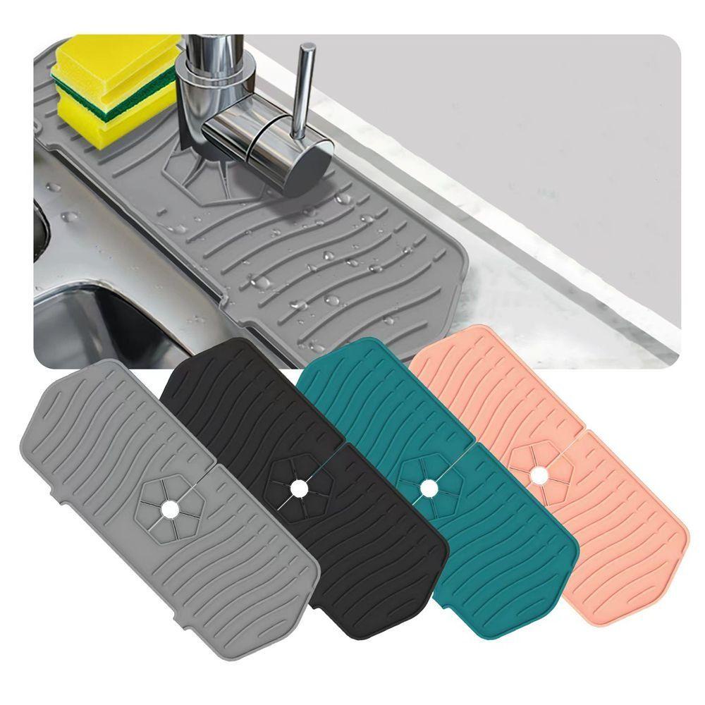 Keset Penyerap Keran Nanas Kamar Mandi Pengeringan Aksesori Kamar Mandi Dish Drying Pads Water Splash Guard Splash Catcher