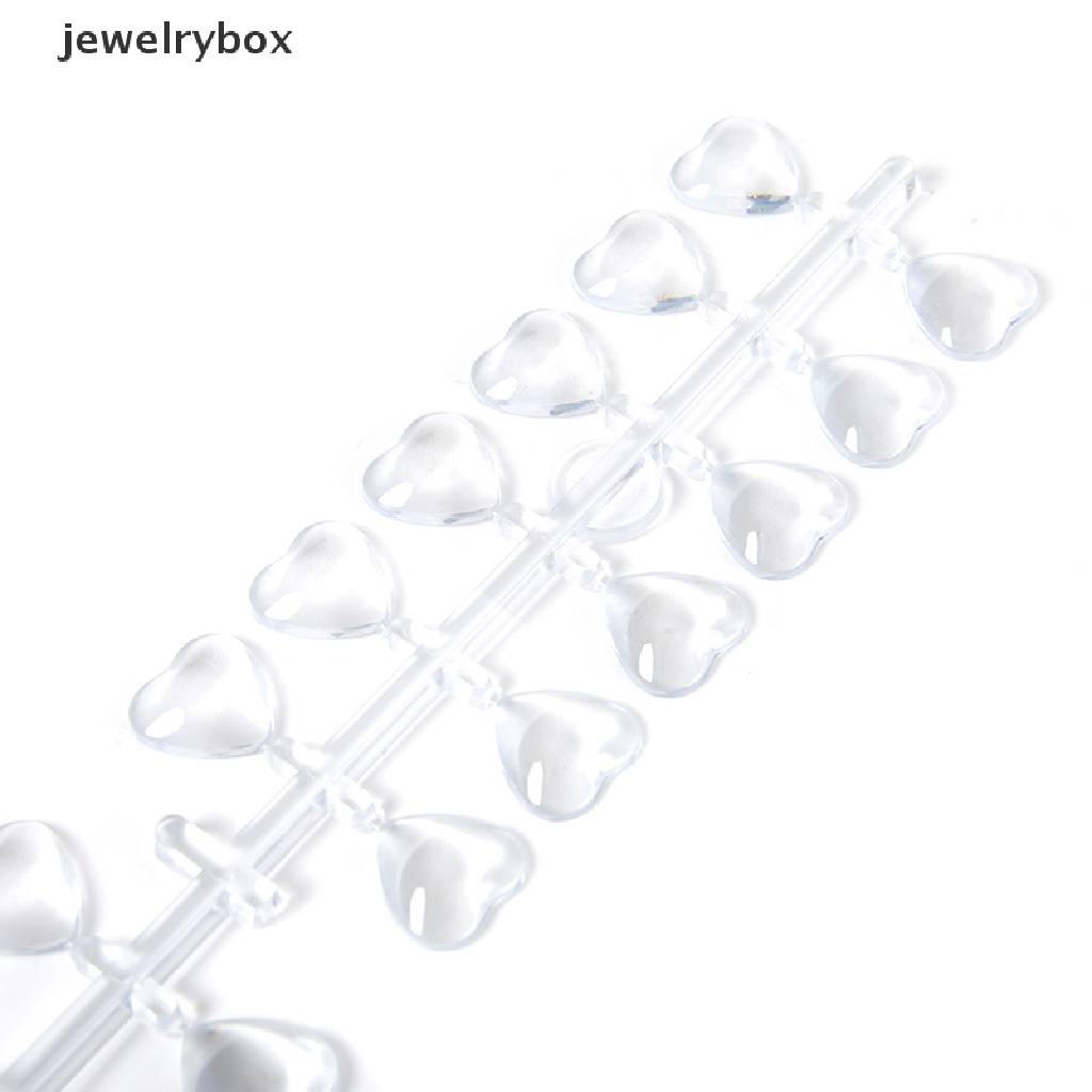 [jewelrybox] Akrilik Bening Praktek Oval Persegi Bentuk Hati Alat Paku Nail Color Card Display Butik