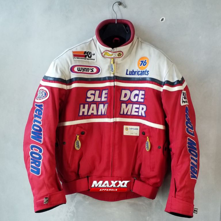 Jaket motor yellow corn - Lubricant 76 Red BB ( 80kg - 90kg)