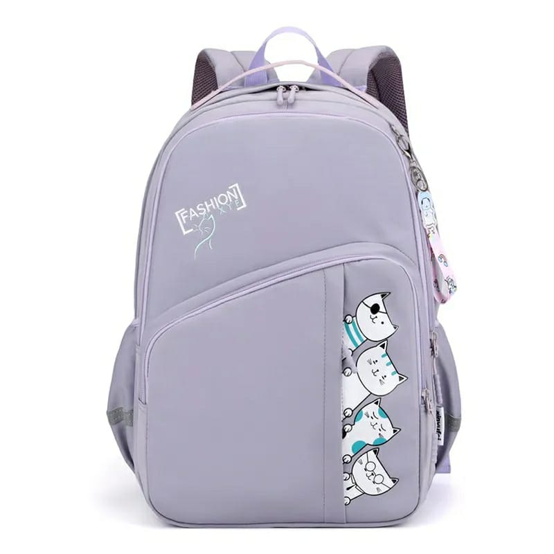 Rayhana - Ransel Sekolah Anak Tas Gendong Anak Perempuan Lucu Motif Kucing