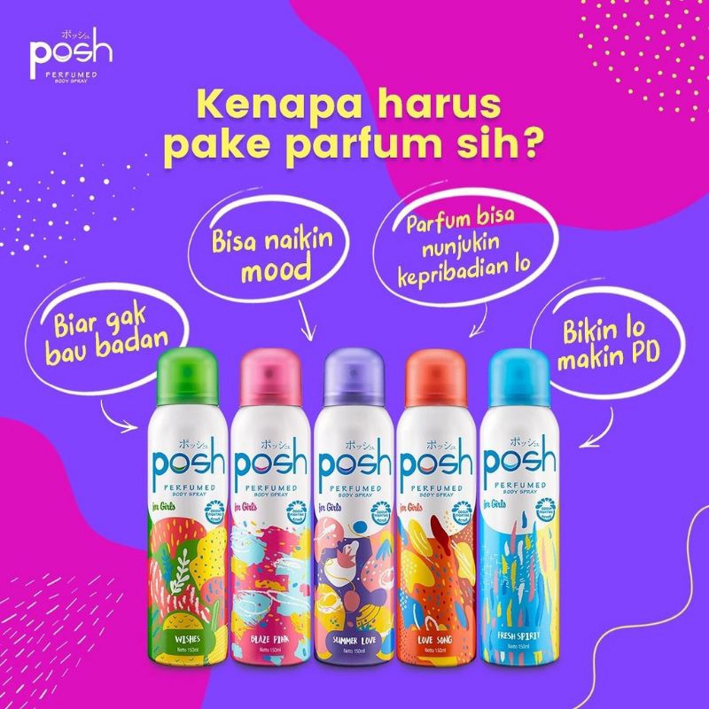 POSH Perfumed Body Spray 150ML