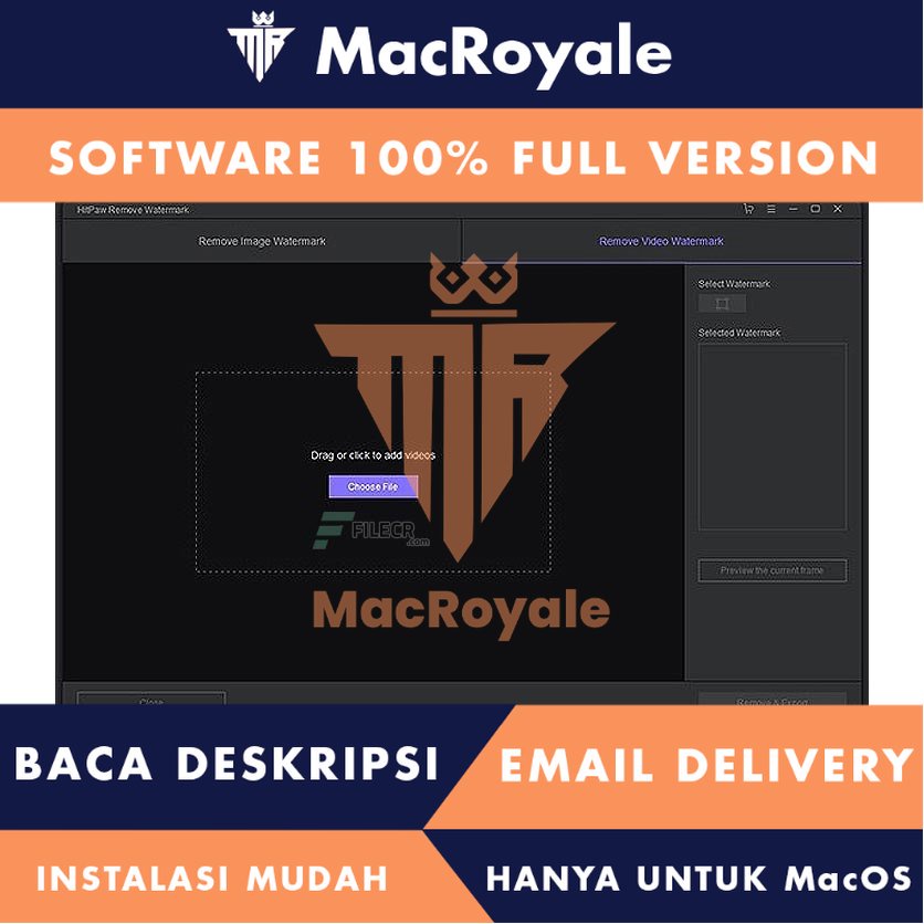 [MacOS] HitPaw Watermark Remover Full Version Lifetime Full Garansi
