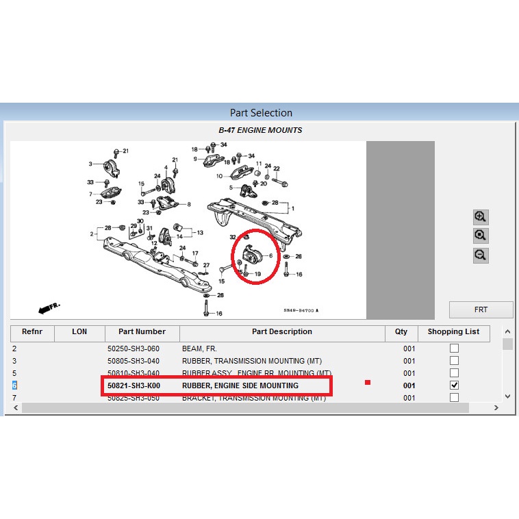 Engine mounting kiri civic 1988 1989 1990 1991 engine mounting kiri civic nouva engine mounting kiri