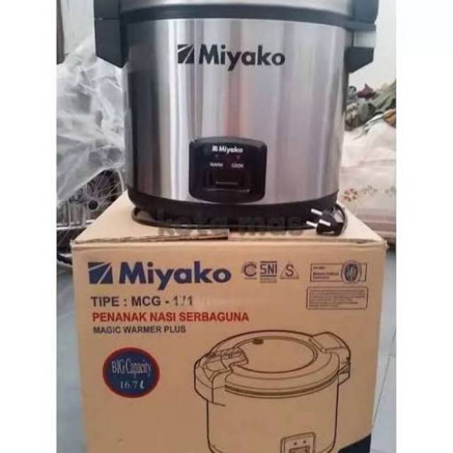 Panci Rice Cooker Magic Com Miyako  6 L 20 Liter Panci Magiccom Megicom Teflon Daleman Inner Pot Pan Miyako 6 L 20 Liter Anti Lengket Original