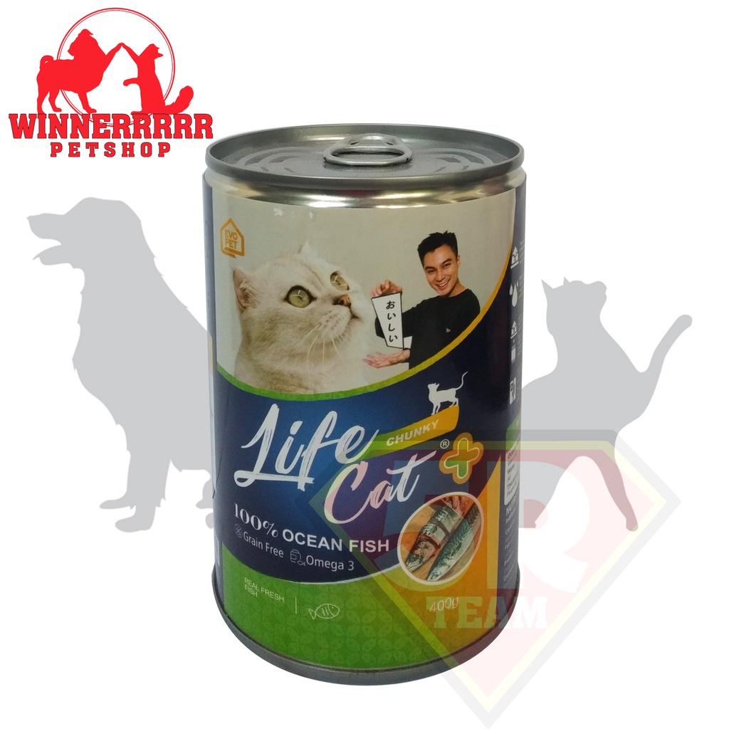 Life Cat Plus Kaleng /Makanan Kucing Basah Kaleng/Life Cat kaleng Murah