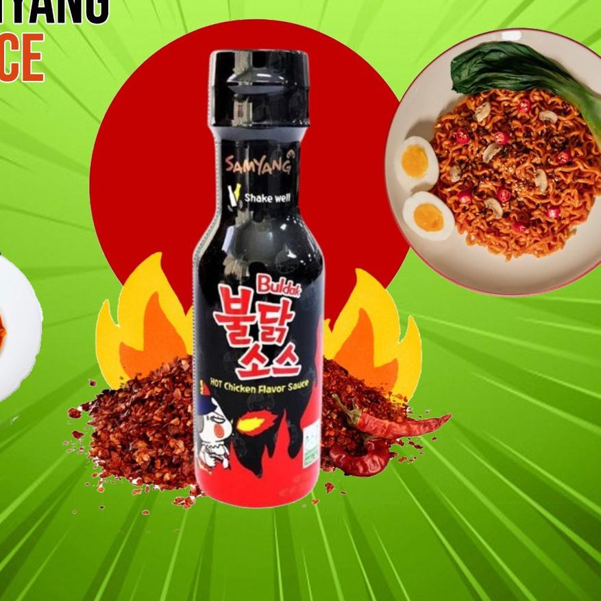 

✼ Saos Sauce Samyang Saus Samyang Logo Halal Hitam Original ▼