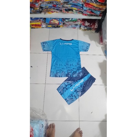SABLON NAMA NOMER/ Jersey Baju Badminton Setelan Baju Anak Bulutangkis Baju Olahraga Anak Baju Setelan Training