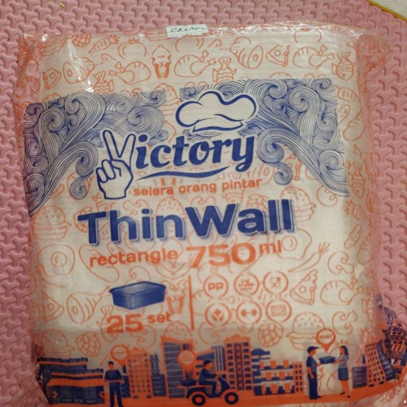 Thin wall 750 ml ( merk victory )