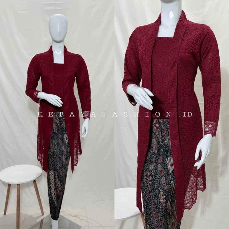 Kebaya Tunik / Kebaya Kutu Baru Brokat / Kebaya Wisuda / kebaya Modern