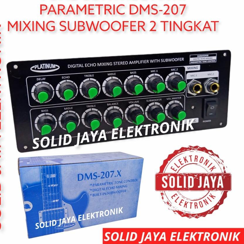 ✼ TONE CONTROL AKTIF PARAMETRIC DMS207 DMS-207.X TONE KONTROL AKTIF MUSIK MIXING ACTIVE PARAMETRIC P