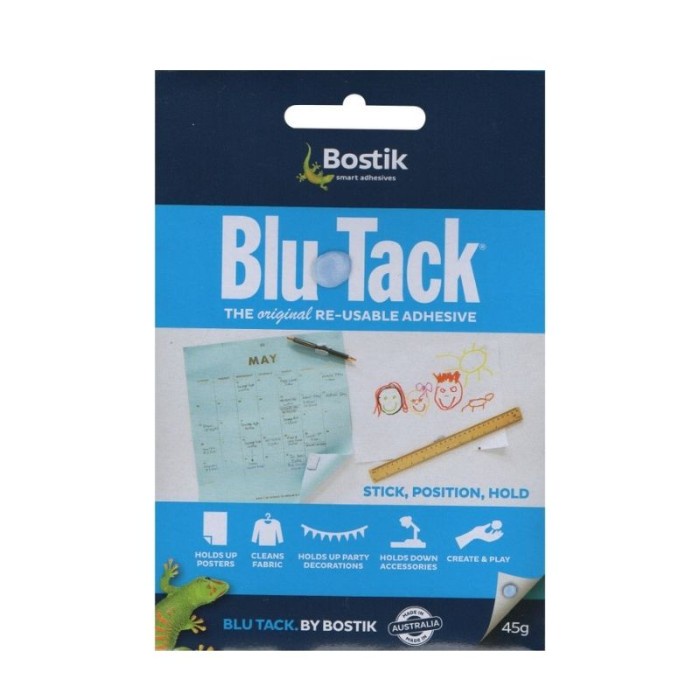 

Bostik Lem Blue Tack Original 45 gr / Lem Serbaguna / Lem Tahan Lama